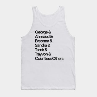 Say Their Names Tank Top